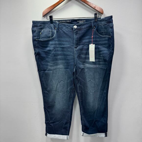 Laurie Felt Plus Jeans sz 28W Girlfriend Fit Reprive Denim NEW #H915 - Picture 3 of 9